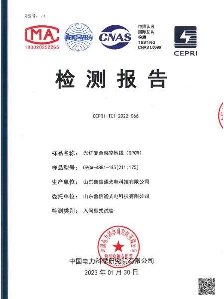 產(chǎn)品型式實(shí)驗(yàn)報(bào)告